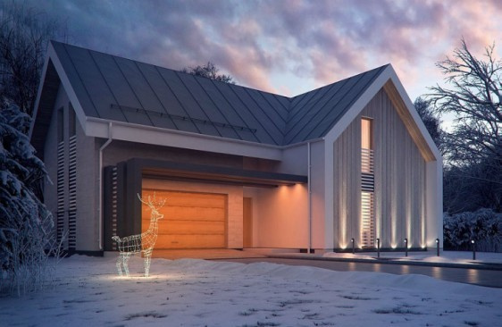 Дом в Скандинавском стиле 201 м2.