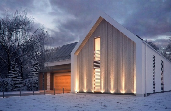 Дом в Скандинавском стиле 201 м2.