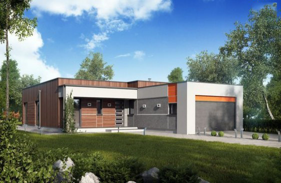 Дом 182 м2 в Конструктивистском стиле