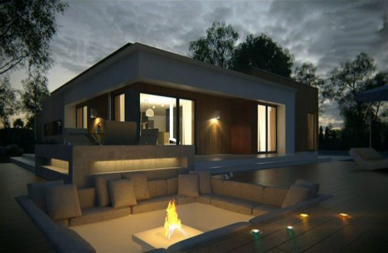 Дом 182 м2 в Конструктивистском стиле