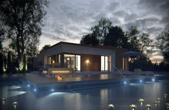 Дом 182 м2 в Конструктивистском стиле