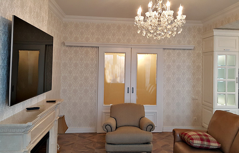 Современная классика в гостиной