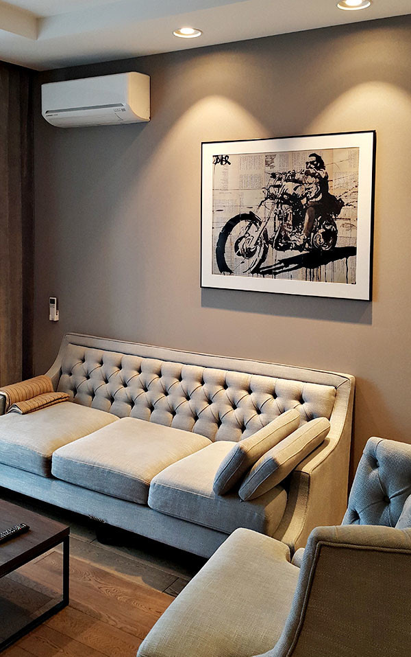 Квартира для молодого человека гостиная