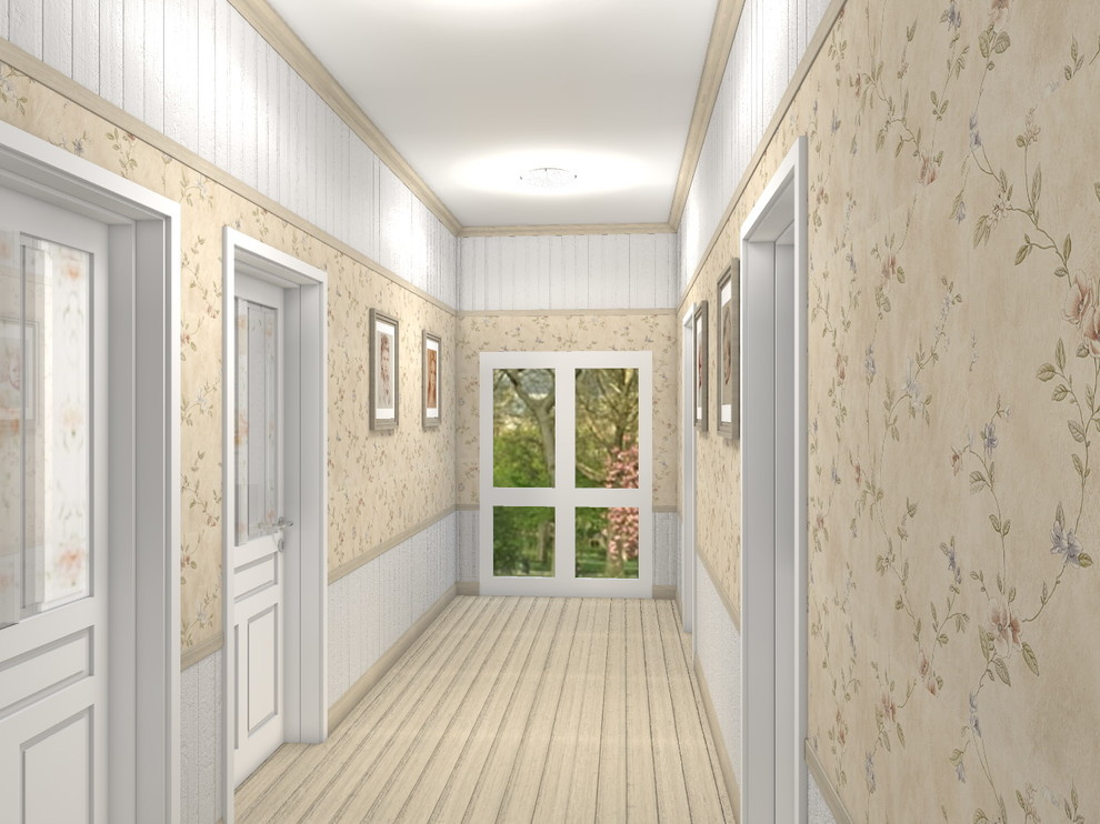 Деревянный дом в стиле "прованс"