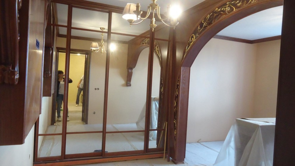 Домашний кабинет в стиле русский модерн