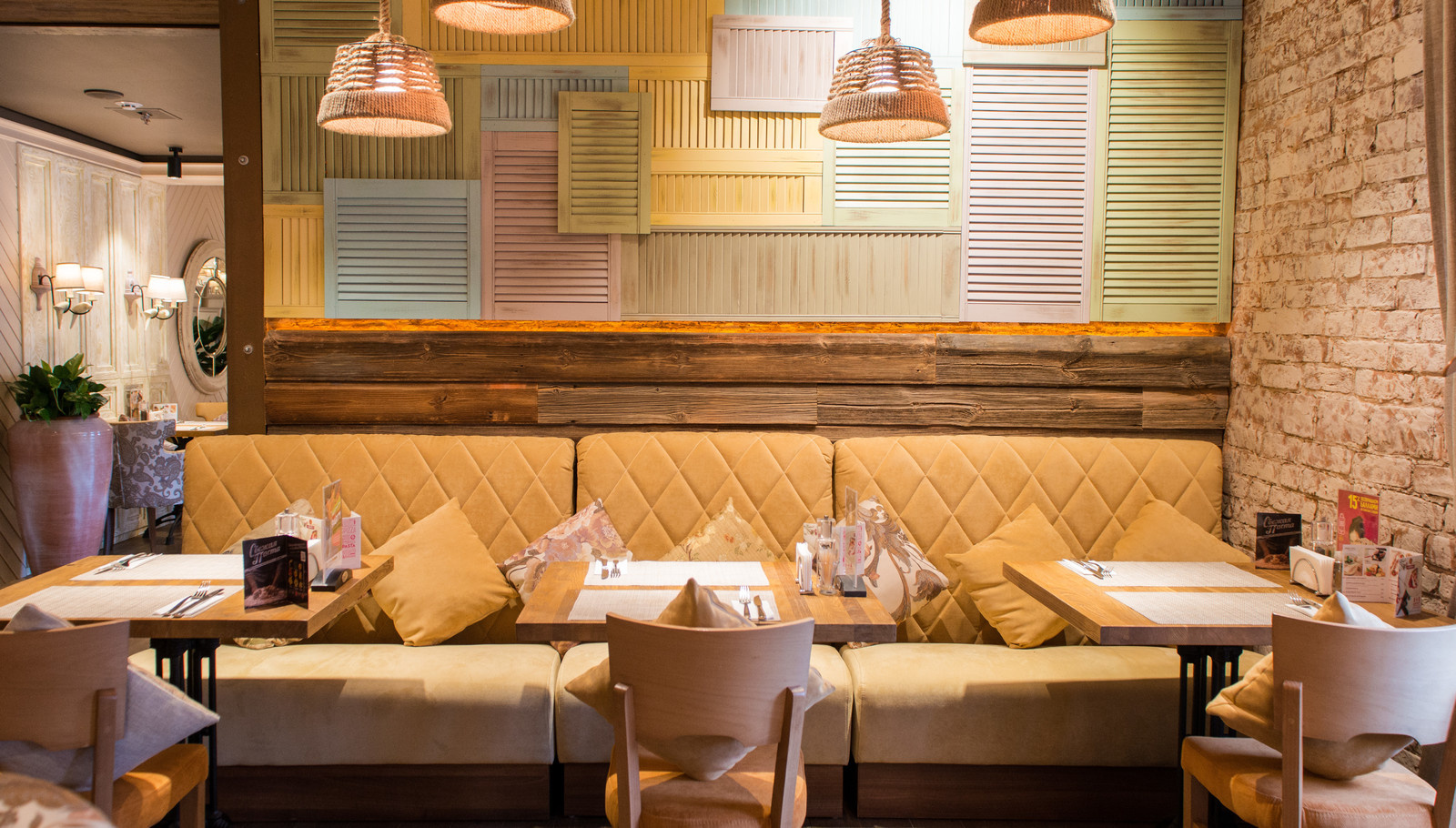 Обложка проекта: The interior design of the restaurant "IL Патио" in Moscow