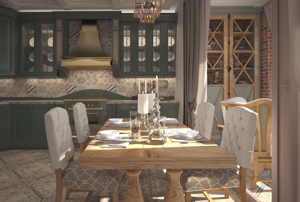 The interior of the apartment in the Residential complex WINE HOUSE, in Moscow