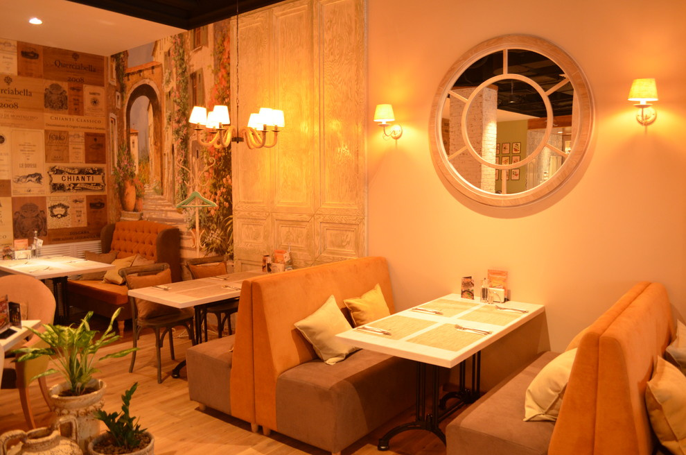 Обложка проекта: The interior design of the restaurant IL Patio in RIO, Moscow