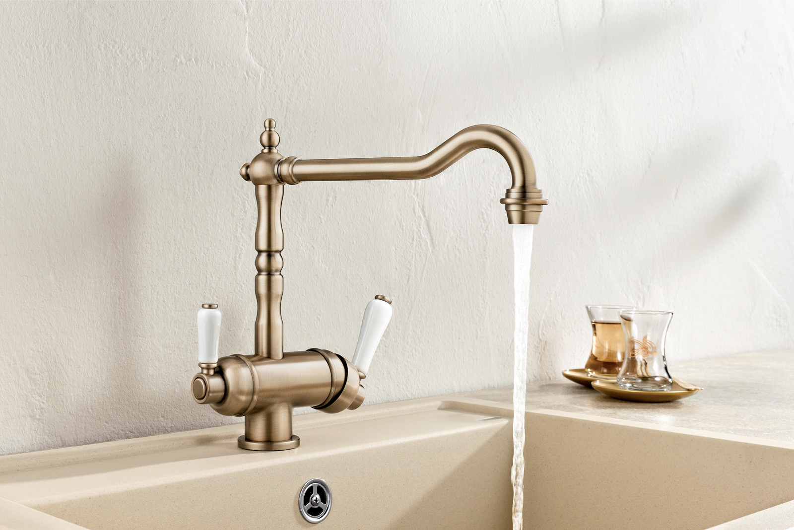 BLANCO SORA полированная латунь