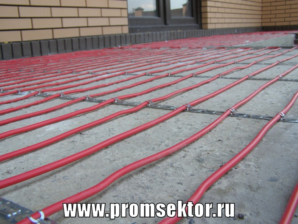 Системы снеготаяния для ступеней и площадок