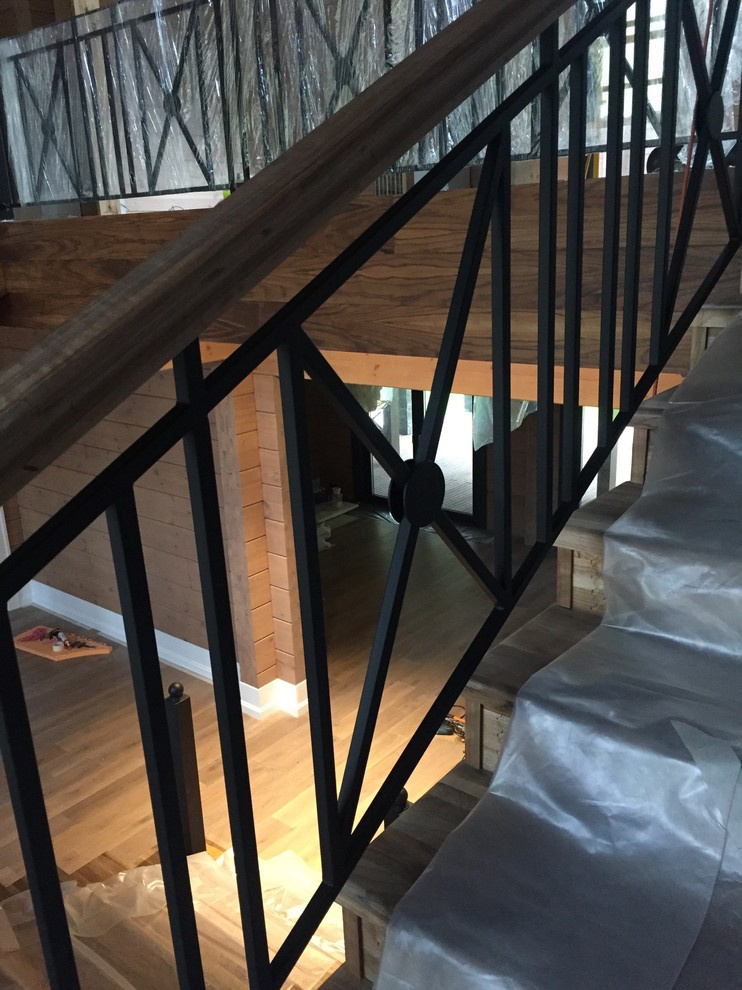 Лестница в загородный дом