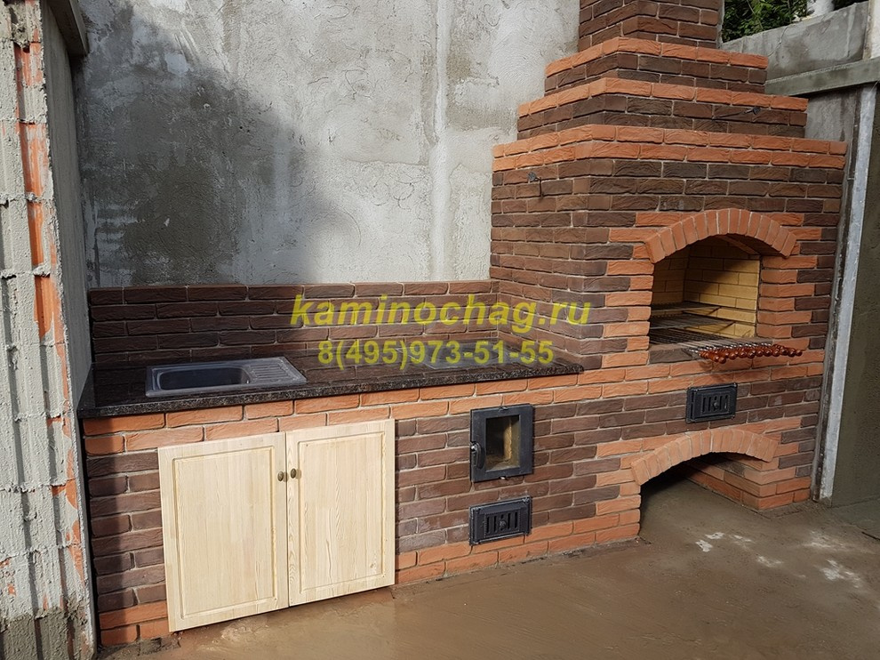 Барбекю из кирпича в Одинцовском районе