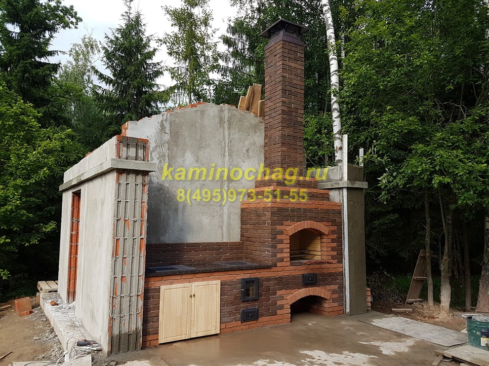 Обложка проекта: Барбекю из кирпича в Одинцовском районе