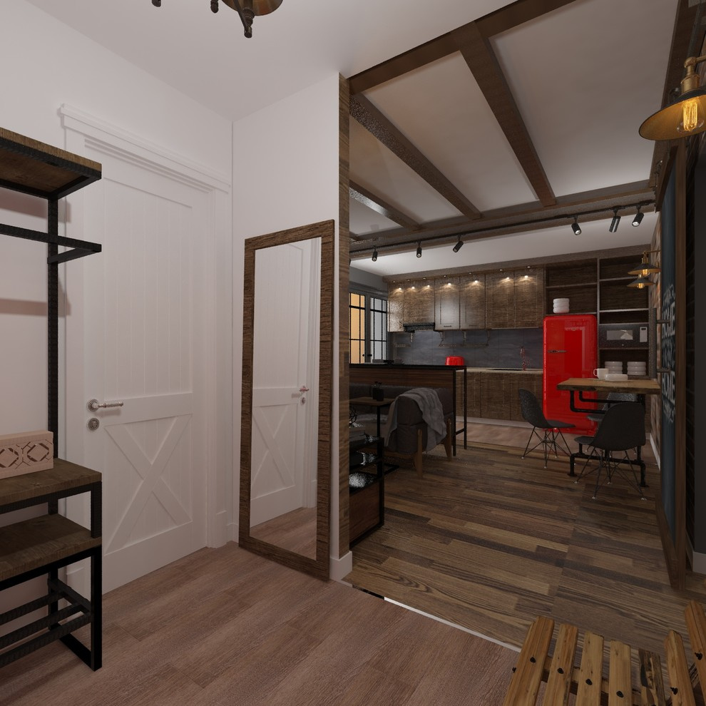 Кухня-гостиная в стилистике LOFT