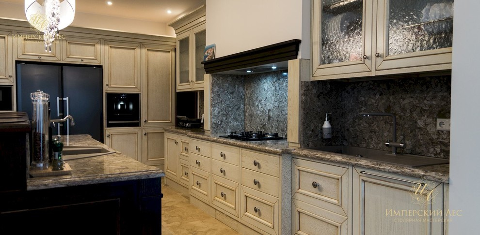 Обложка проекта: Кухня из натурального дерева в частном доме