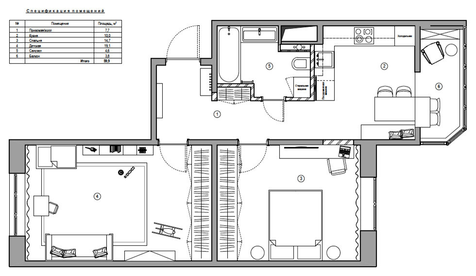 Квартира в ЖК Ривер Парк