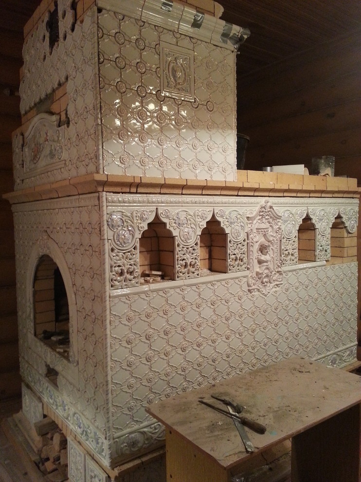 Обложка проекта: Печь с восстановлением старинных изразцов