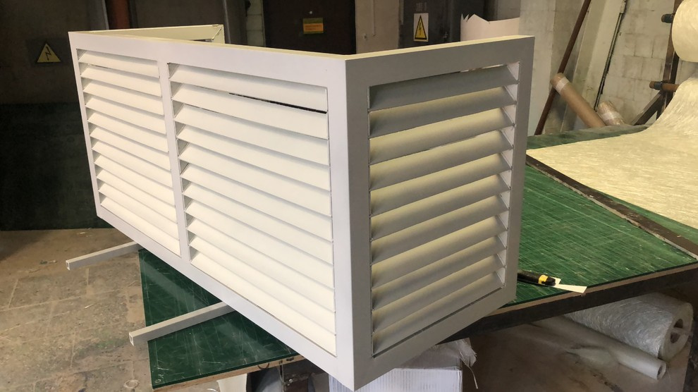 кожух для сплитсистемы и короб для кондиционера неметалический,композитные