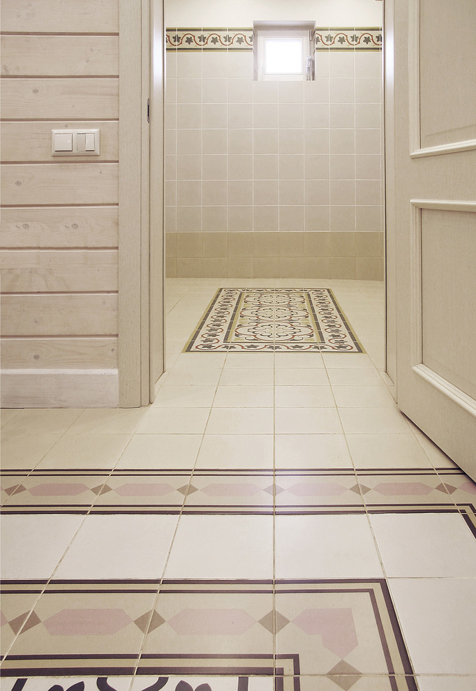 Одноэтажный загородный дом с баней