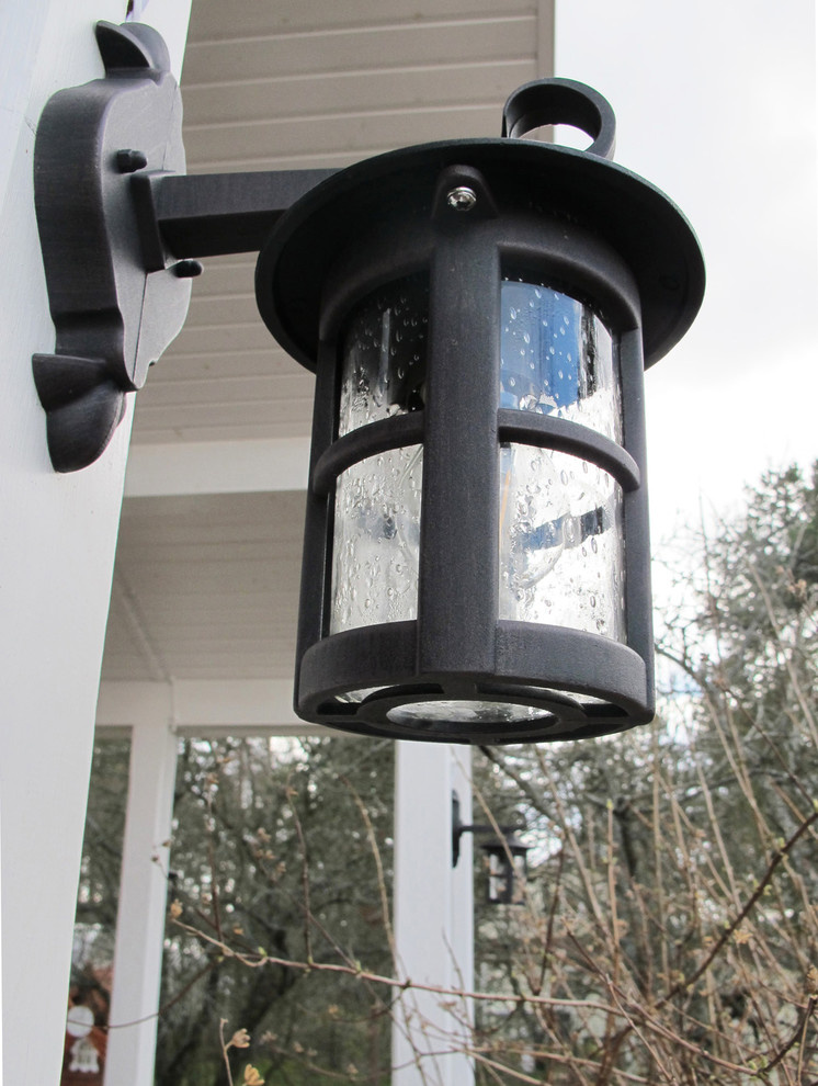 Одноэтажный загородный дом с баней