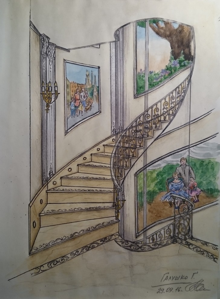 Текущий проект. 3-х уровневая квартира 340м2 (г. Москва)