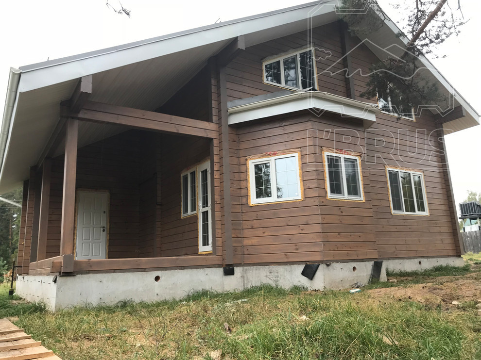 Дом из клееного бруса недорого "под ключ"