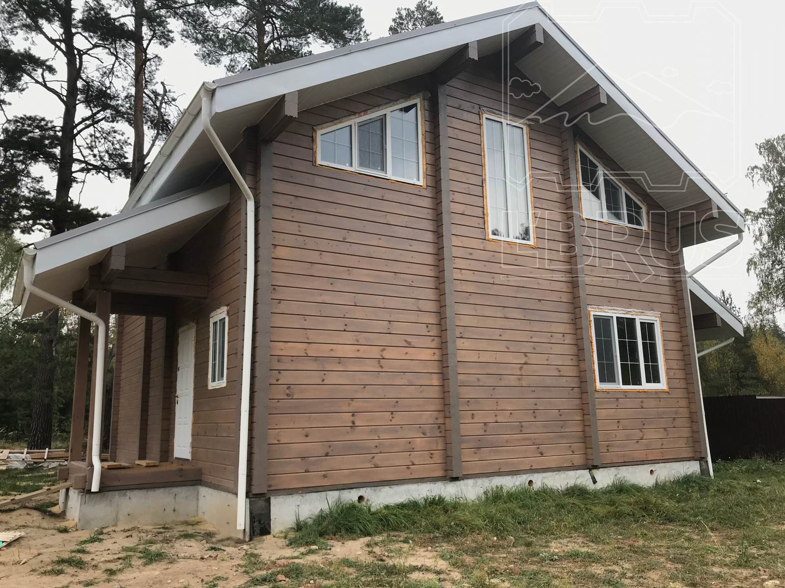 Дом из клееного бруса недорого "под ключ"