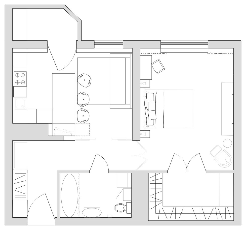Turquoise apartment