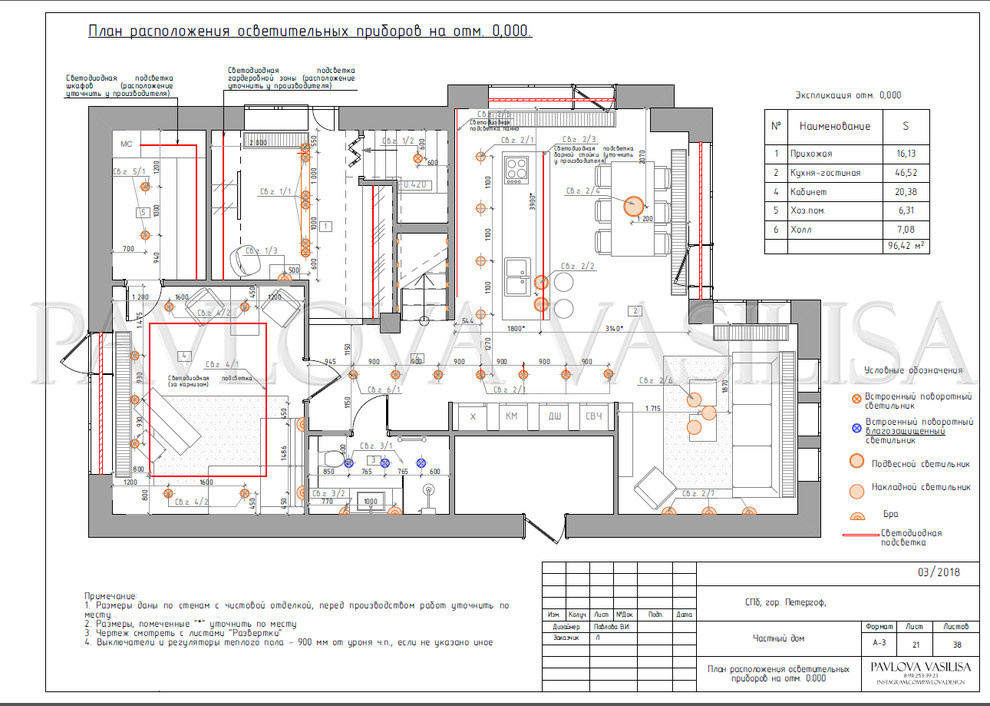 Пример рабочего альбома