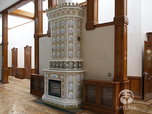 Изразцовый камин "Голландские пейзажи"