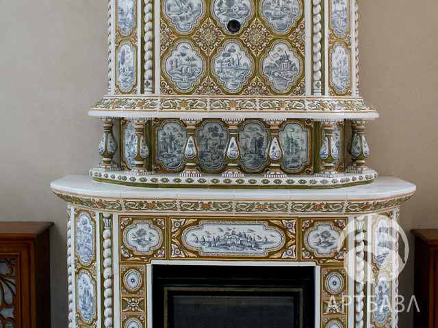 Изразцовый камин "Голландские пейзажи"