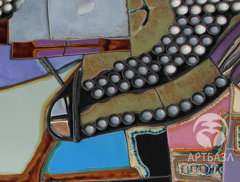 Авторский изразцовый комплекс барбекю "Артхаус"