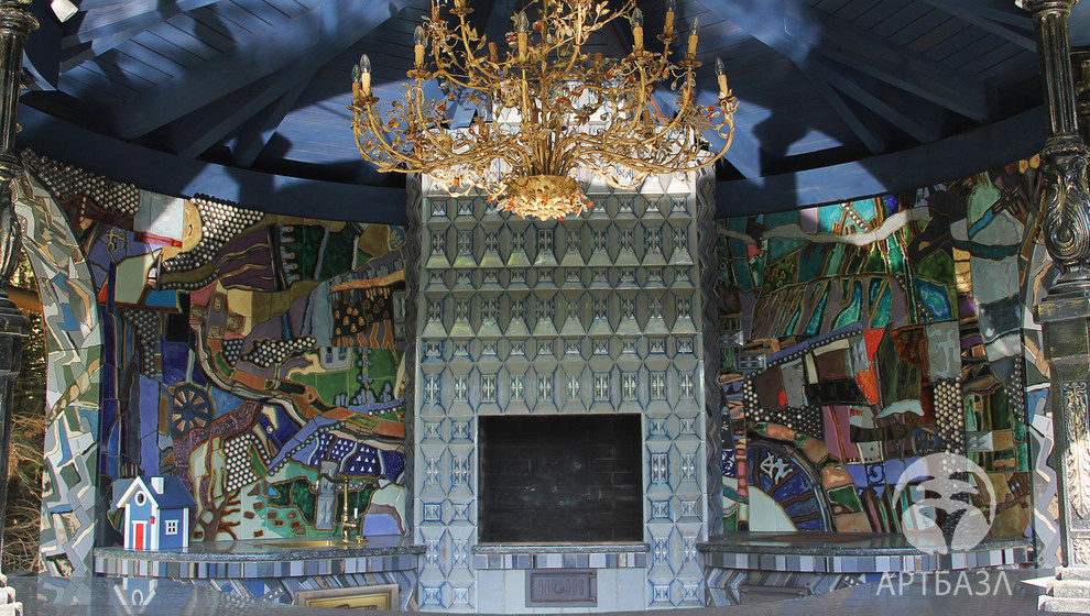 Обложка проекта: Авторский изразцовый комплекс барбекю "Артхаус"