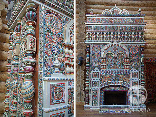 Изразцовый камин "Сказка"