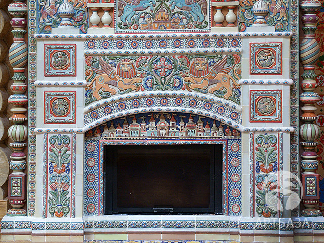 Изразцовый камин "Сказка"