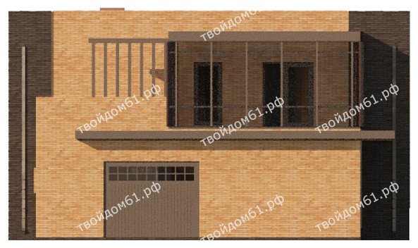 Проект жилого дома S=256м2, г.Ростов-на-Дону