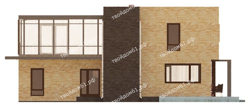Проект жилого дома S=256м2, г.Ростов-на-Дону