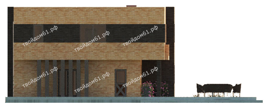 Обложка проекта: Проект жилого дома S=256м2, г.Ростов-на-Дону