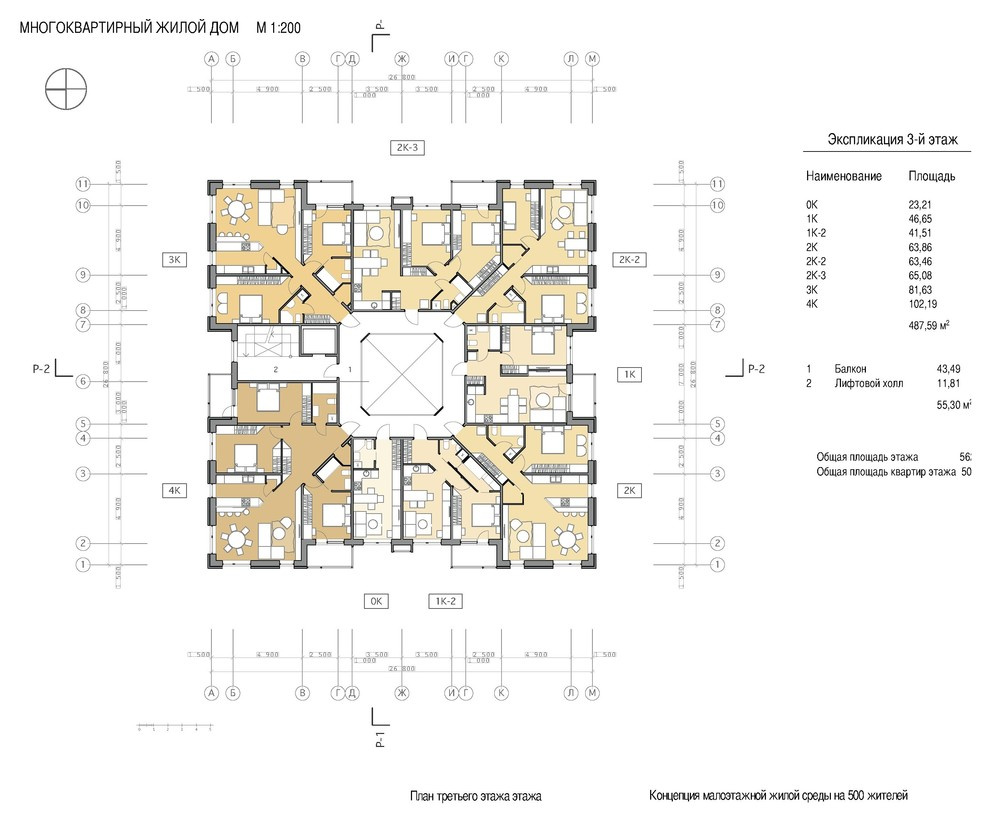 ПРОЕКТ СОВРЕМЕННОГО МАЛОЭТАЖНОГО ЖИЛОГО КВАРТАЛА