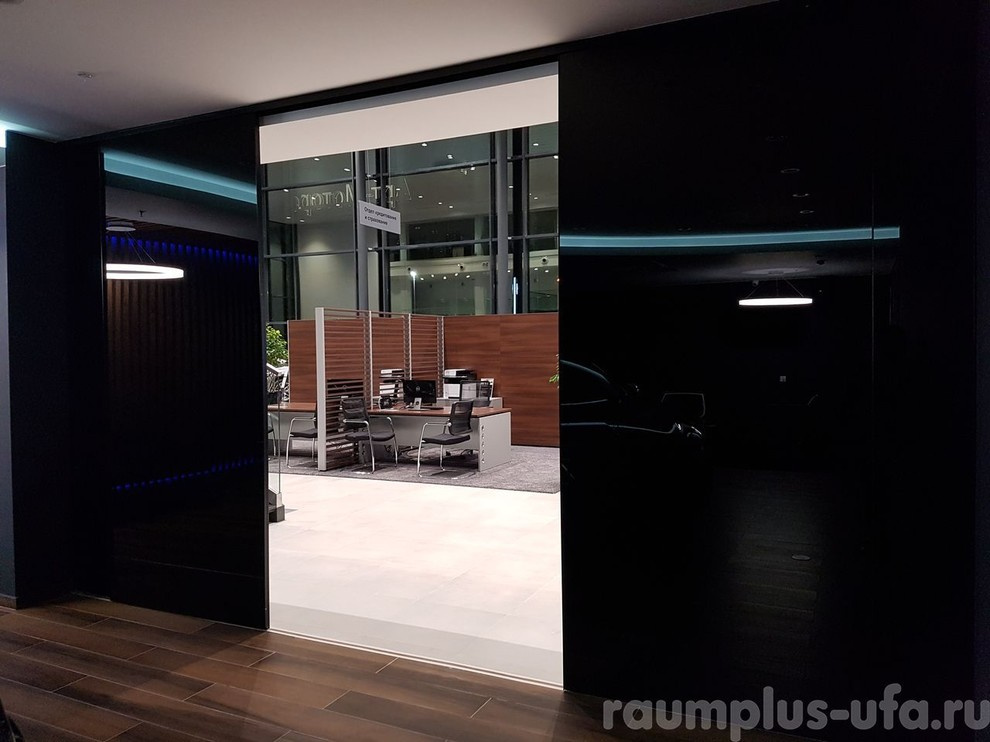 Раздвижные двери 2х сторонее стекло лакобель, 800 профиль