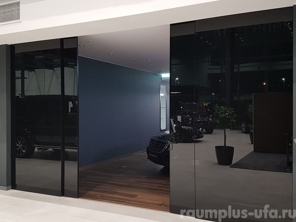 Раздвижные двери 2х сторонее стекло лакобель, 800 профиль