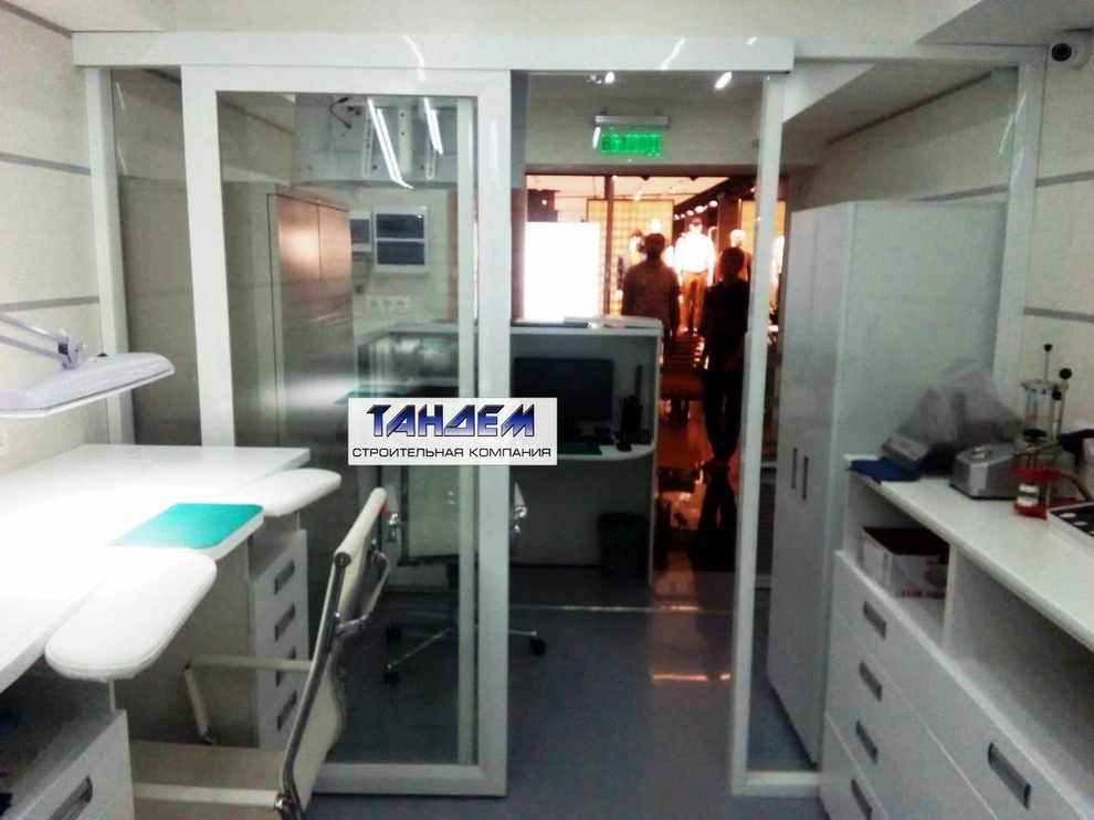 Изготовление и монтаж Стационарной перегородки Tandem-Standart