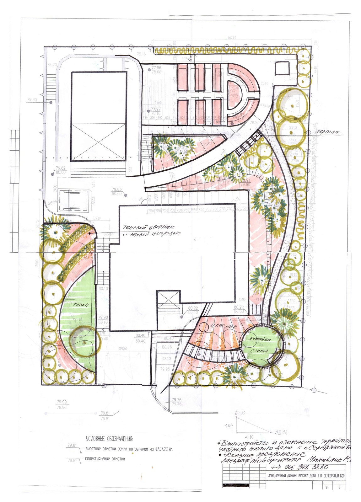 Форэскизы. Ландшафтное проектирование.