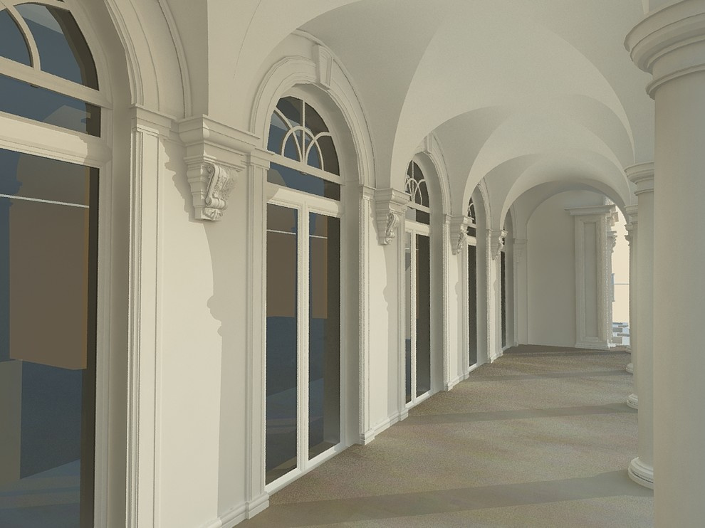 Фасады загородной резиденции