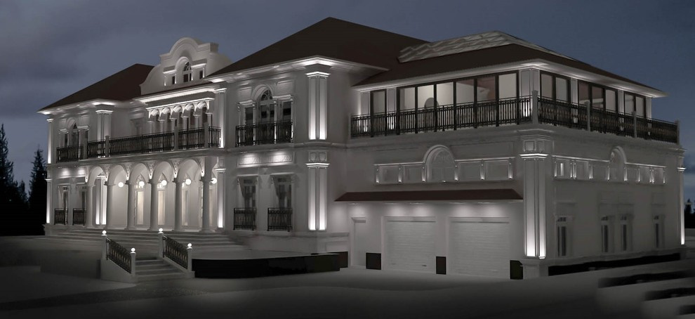 Фасады загородной резиденции