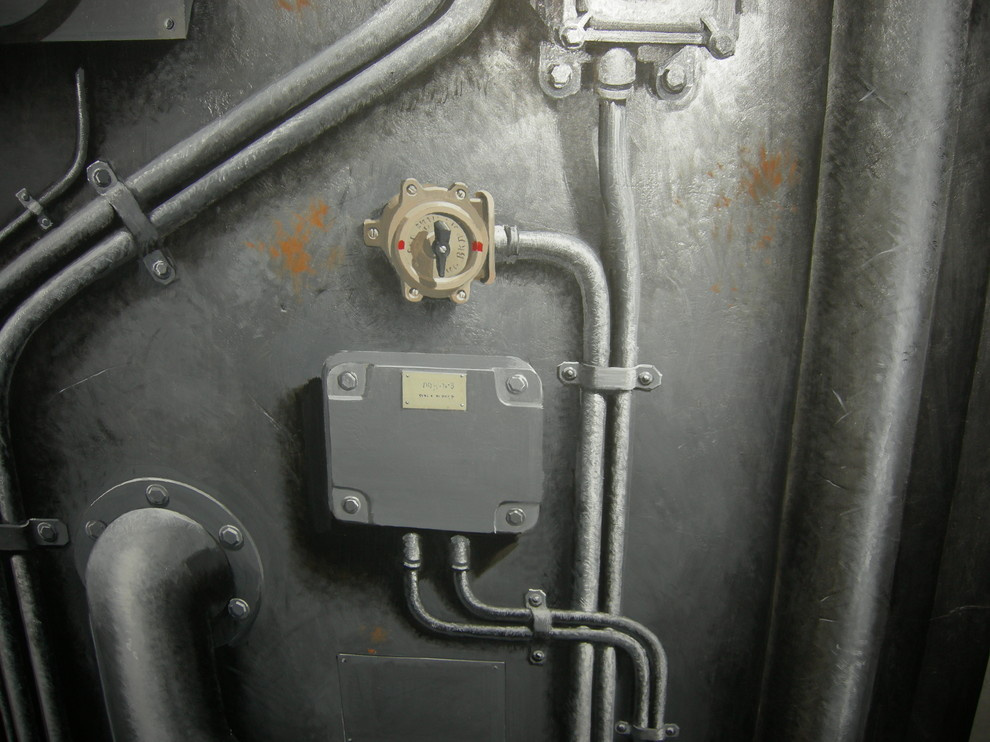 Обложка проекта: Роспись стен обманка (Подводная лодка)