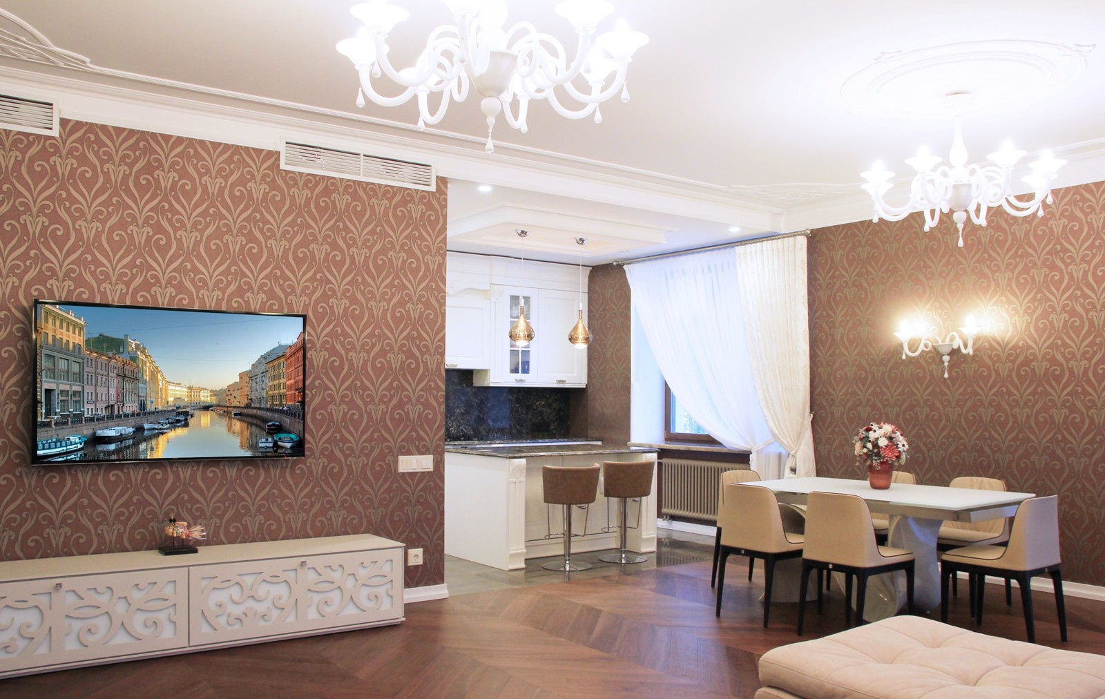 Проект штор в ЖК Серебрянный век