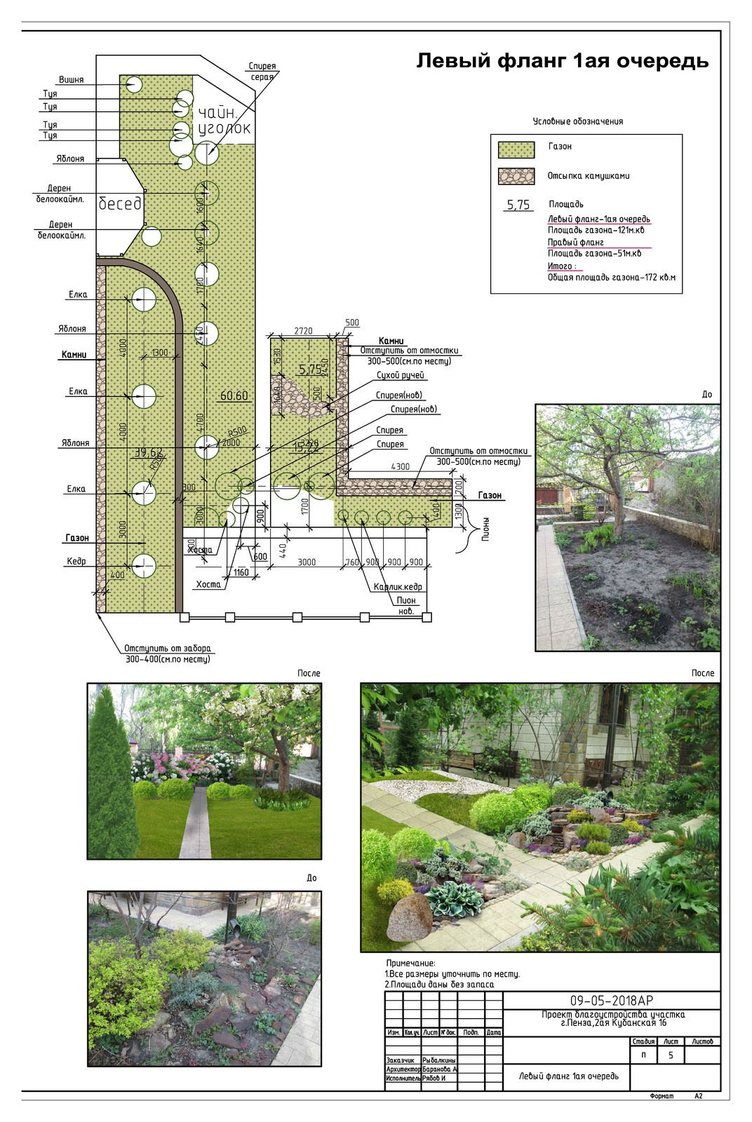 Ландшафтный дизайн с максимальным сохранением существующих насаждений