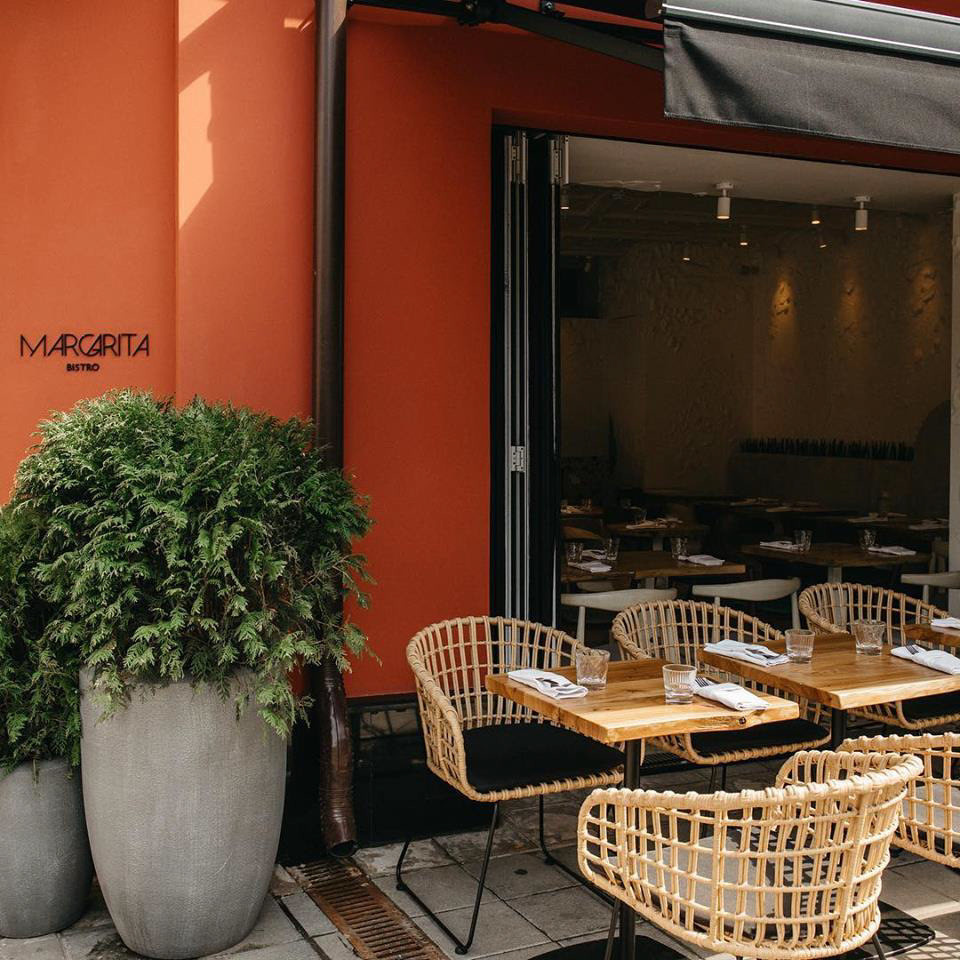 Margarita bistro summer terrace