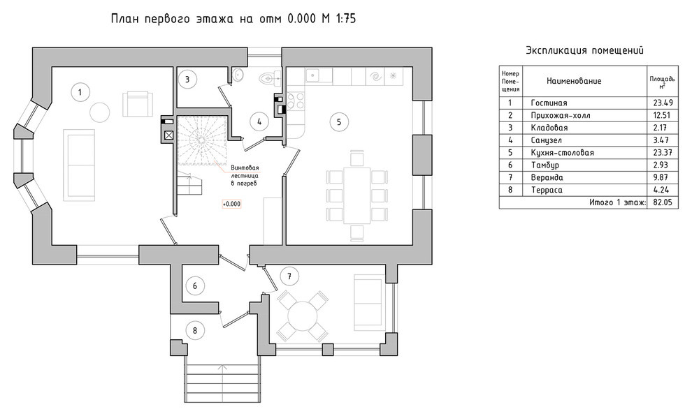 Жилой дом в Малых Брусянах